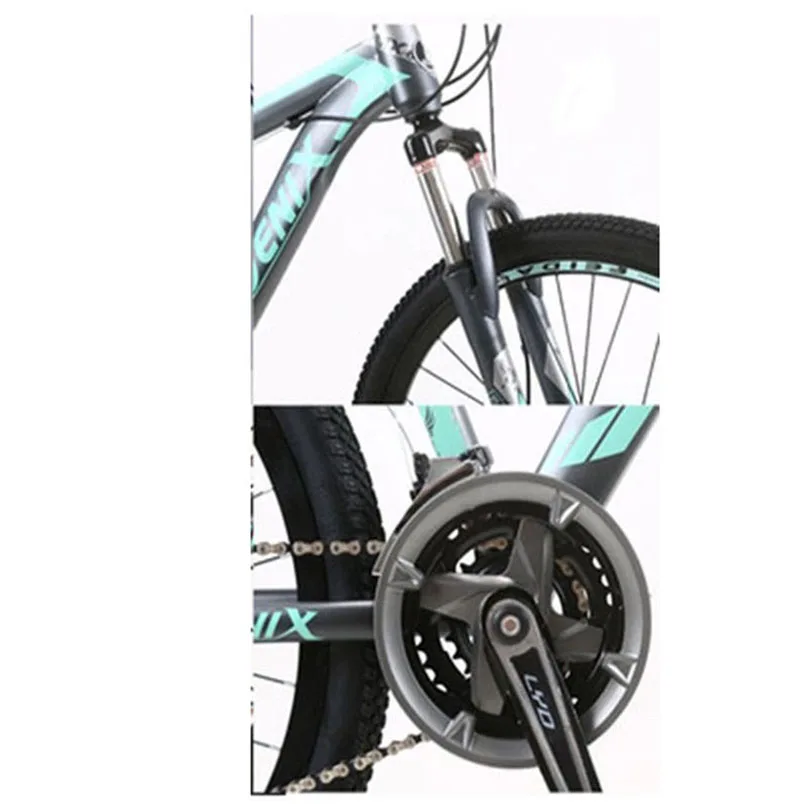 Велосипед дорожный Высокоуглеродистая сталь 24 скорости 26 дюймов двойной дисковый тормоз жесткая рама городской рекреационный велосипед