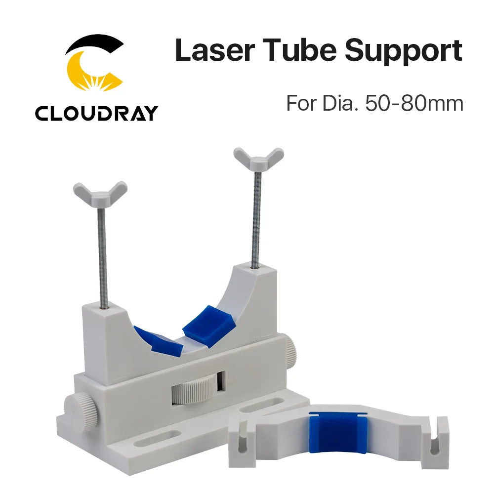 СО2 держатель для лазерной трубки с гибким пластиковым креплением 50-80 мм для 50-180 Вт Модель машины для лазерной гравировки и резки