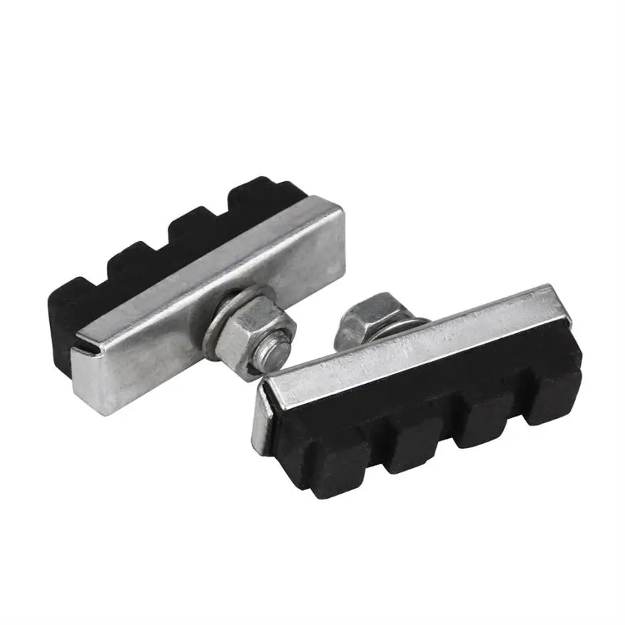 

2pc Durable Bicycle Cycling Bike V Brake Holder Pads Shoes Blocks Black JULY13