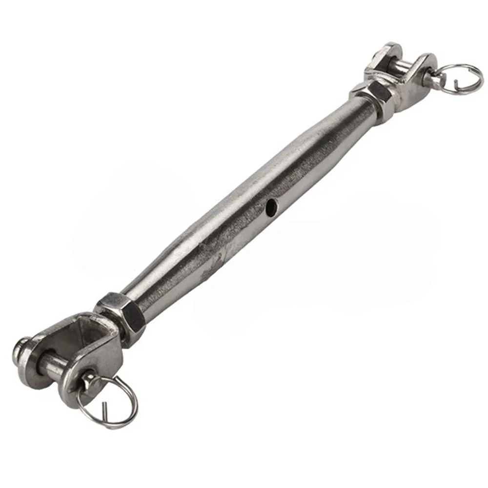 304 Stainless Steel European Style Closed Body M10 Jaw Turnbuckle With
