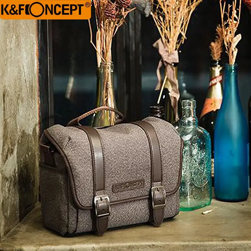 

K&F CONCEPT Portable Single Shoulder Camera Bag Waterproof Shockproof Travel Photo/Video Bags Leisure Package For Canon Nikon