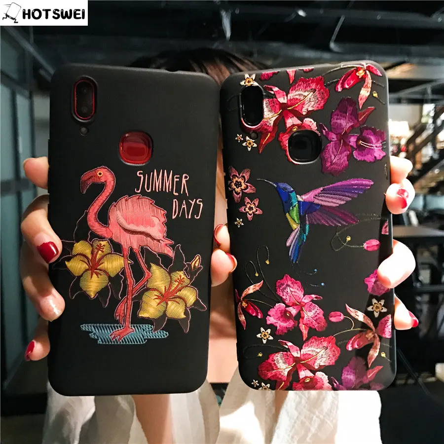 Чехол HOTSWEI для Huawei P20 Lite Pro P10 Y5 2017 чехол Honor 10 6X 6A чехлы с 3D рельефным рисунком
