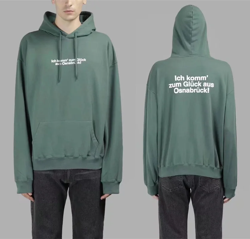 

Vetements Hoodie Men Women 1:1 High Quality Winter Autumn Hip Hop Oversize Vetements Sweatshirts Pullover Vetements Hoodie