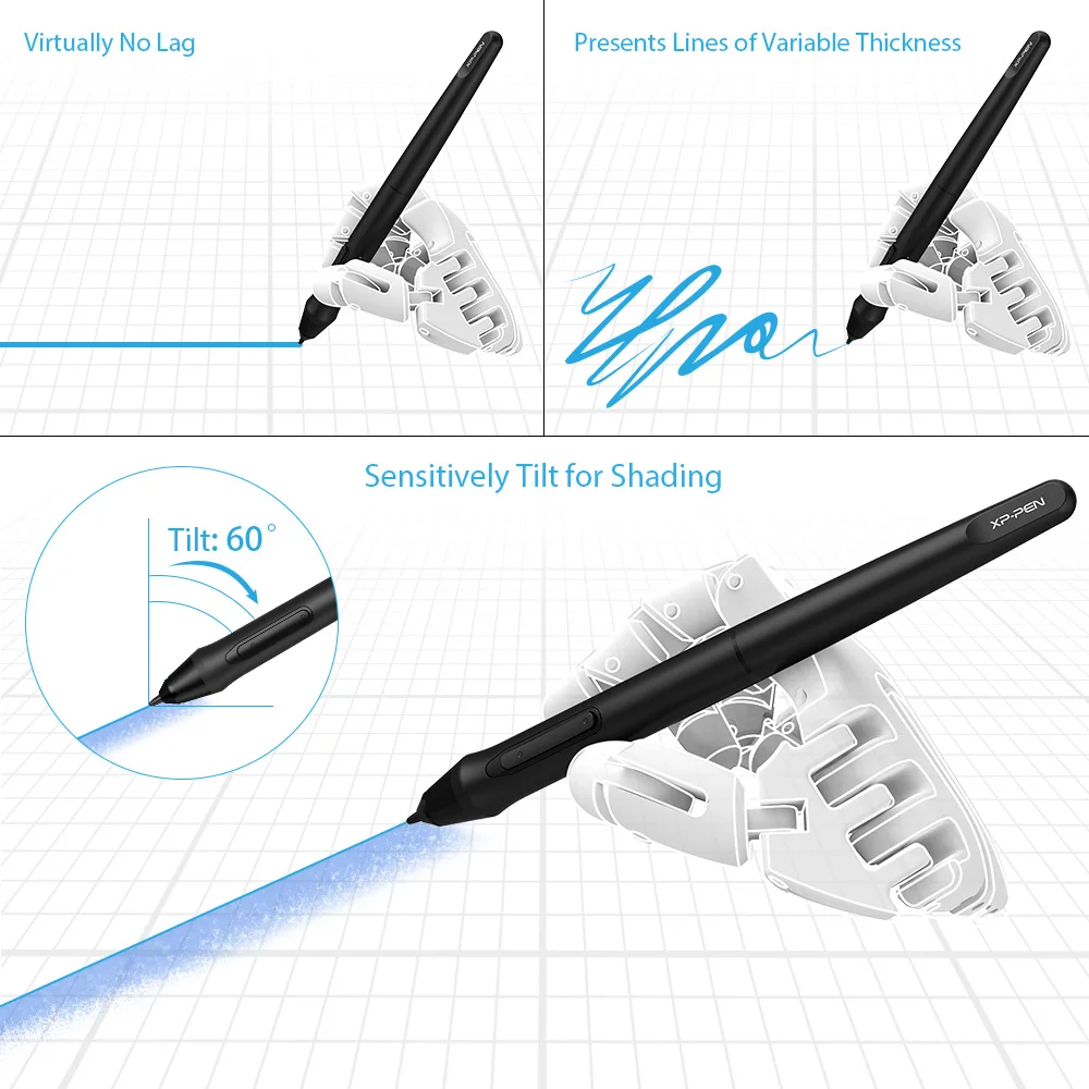 XP-Pen Artist15.6 Pro планшет для рисования графический монитор цифровой планшет анимационный Рисунок доска с 60 градусами наклона функция искусства