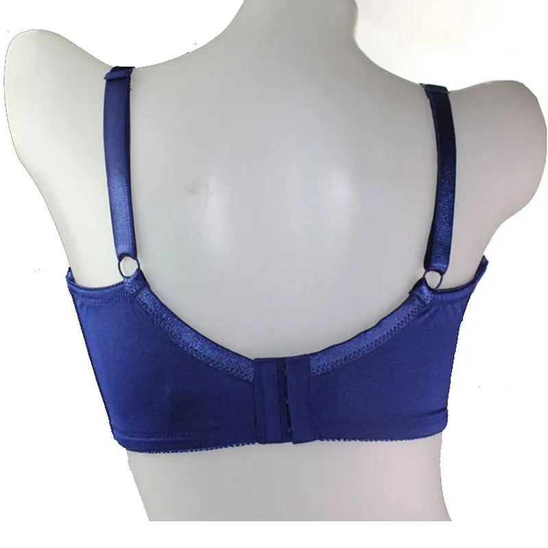 Women Unlined Printed Bra Plus Size Embroidery Full Cup Bra #BW1194