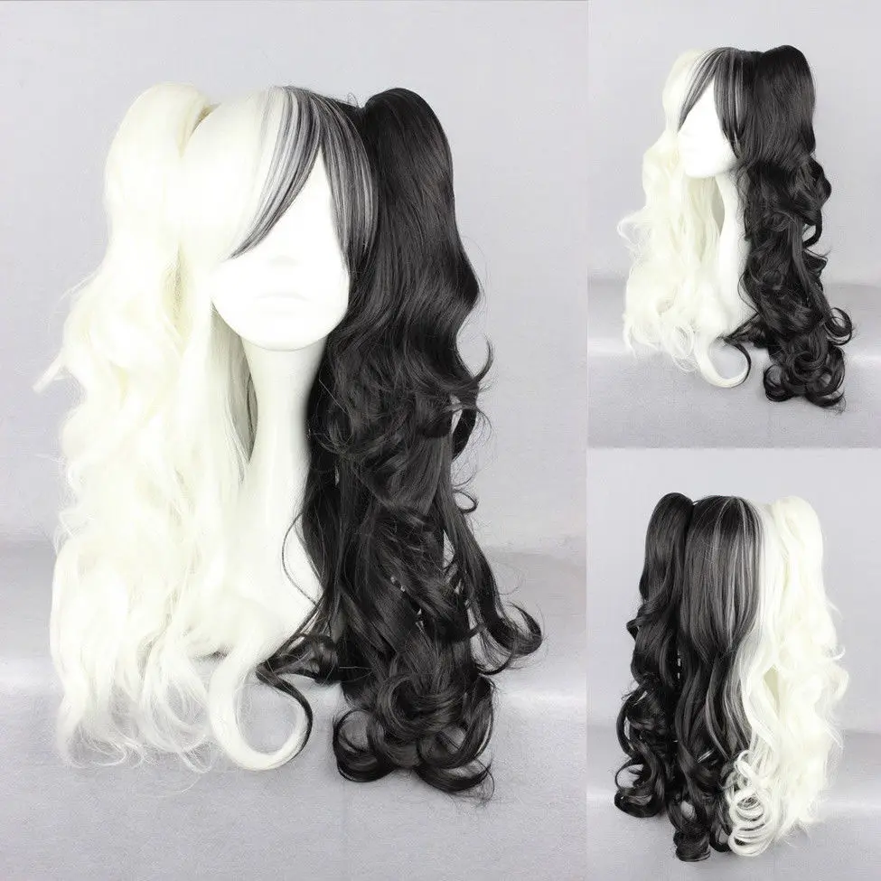 

Ladieshair Cosplay Wig Wig black blond 70cm wavy Lolita Wig Carnival