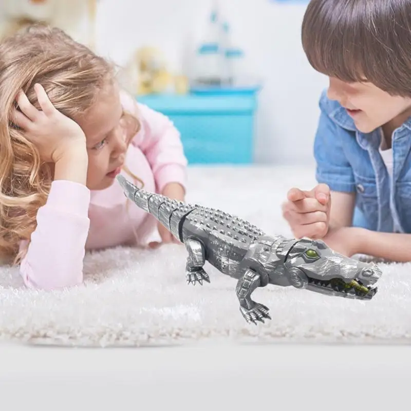 Электронные Животные механическая игрушка Детские интерактивные игрушки со светодиодный подсветкой звук подарок для детей имитация
