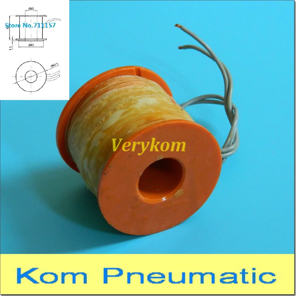 10 шт./лот латунный Соленоидный клапан катушки DN32 DN40 DN50 для 2w320-32 2w400-40 2w500-50 12VDC 24V DC 12V 110V 220V AC