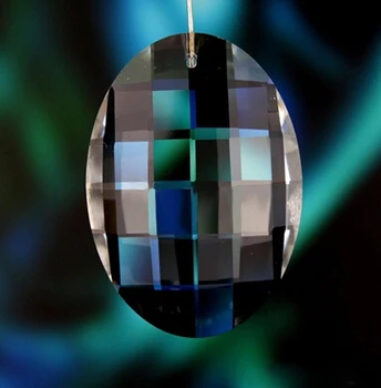 

50mm 100pcs Egg shape lighting drops crystal hanging parts chandelier accessories baroque crystal chandelier parts