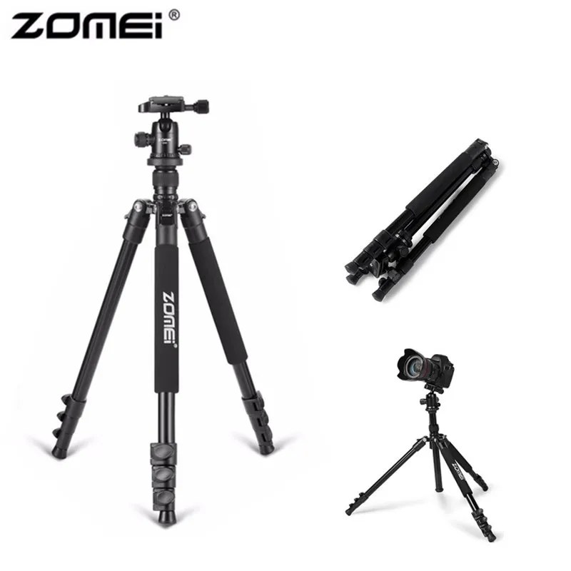 

Zomei Q555 Aluminum Alloy Portable Camera Tripod 360 Degree Horizontal Rotating For DSLR Camera Camcorder With Adjustable Leg