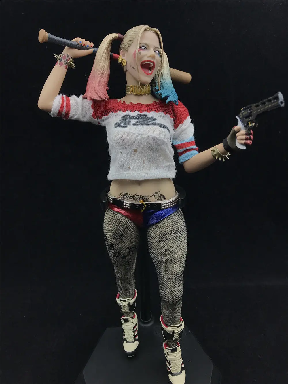 DC Сумасшедшие игрушки отряд самоубийц Харли Квинн 1/6TH рисунок реального одежда