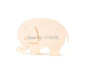 

Baby Elephant PlaceCards - Wedding Baby Shower, Rustic Escort Birthday, Seating Card