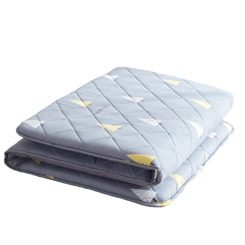 Japanese Tatami Floor Mat Sleeping Bed Foldable Futon Mattress Topper Comfort Portable Folding Single Double Bed Guest Mattress