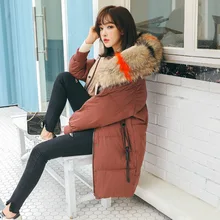 Новинка, зимний женский пуховик с телефонной линией, натуральный мех енота, женские модные пуховики, верхняя одежда, зимнее пальто, непромокаемое