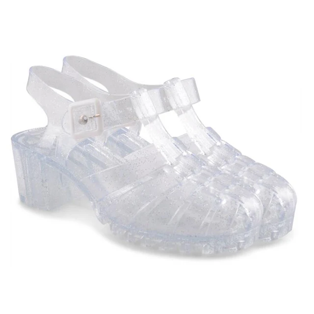 retro jelly sandals