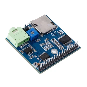 

MP3 Voice Module SD/TF Voice Broadcast Trigger Player + Speaker F MCU SCM UI Whosale&Dropship