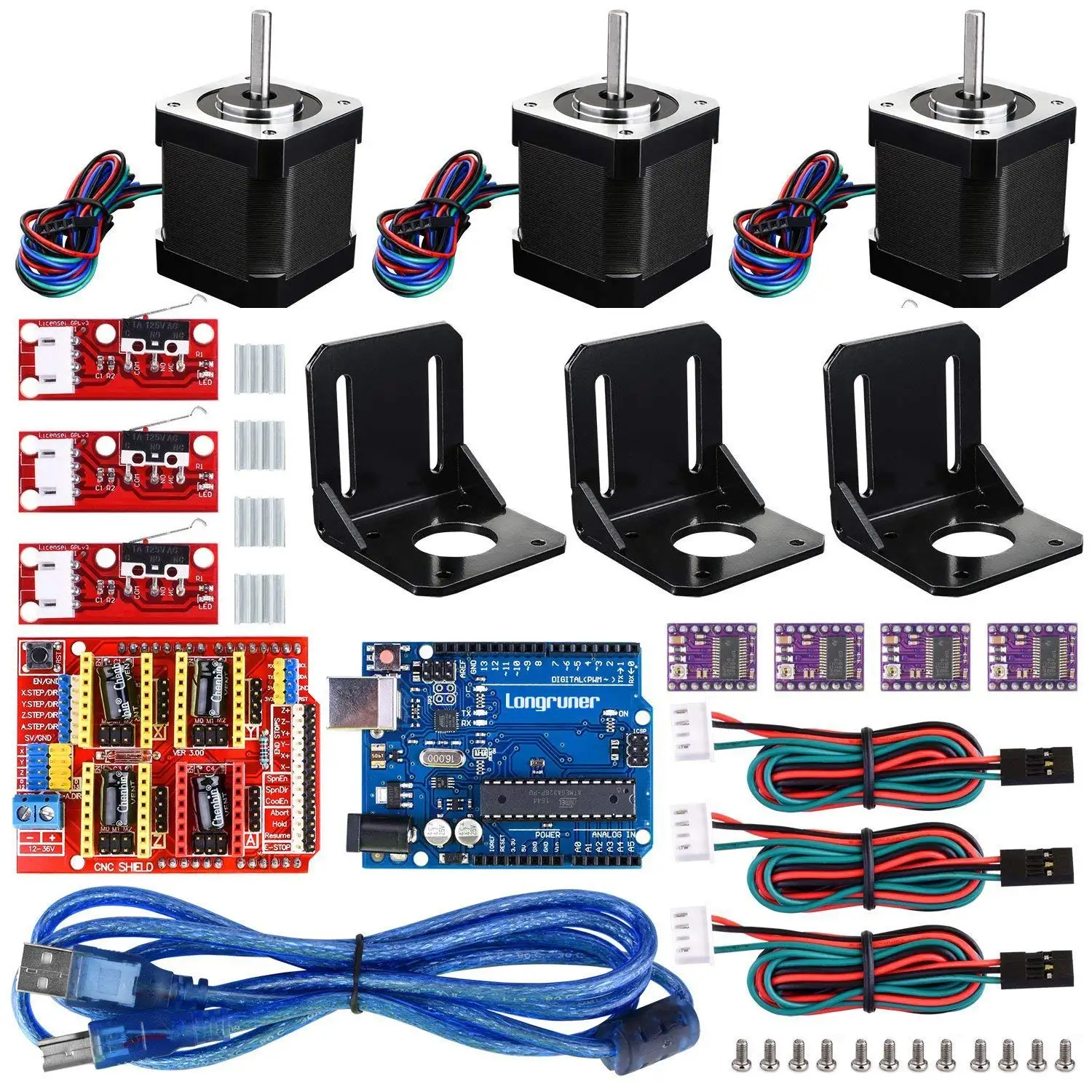Драйвер шагового двигателя Nema 17 GRBL для 3D-принтера Arduino | Обустройство дома