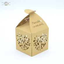 Светло-коричневые пользовательские новые модели лазерной резки индийские сладости дизайн коробки