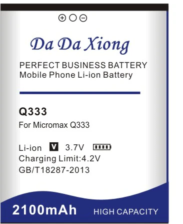 Аккумулятор Da Xiong 2100 мАч Micromax Q333 для телефона micromax Q333|battery for|battery for micromaxbatterie 2100mah |