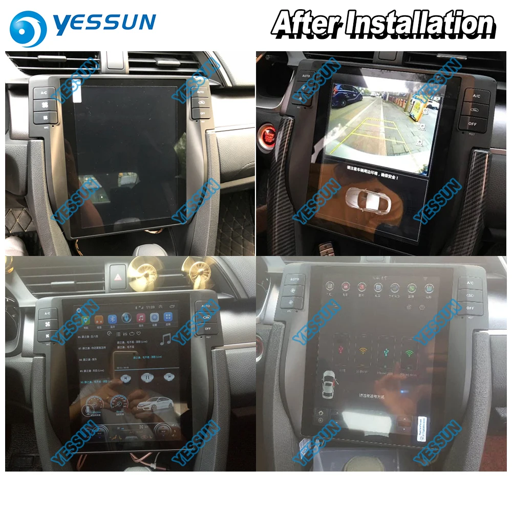 YESSUN 10,4 ''hd Супер экран для Honda Civic~ автомобильный Android Carplay gps Navi карты навигации радио без CD DVD