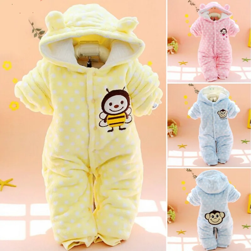

Hot Fashion Newborn One-Piece Baby Boy Clothes Kids Long Sleeve Winter Baby Rompers Infant Jumpsuit Clothing Sets Hot Fashion Ne