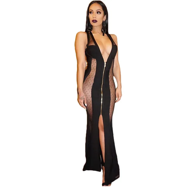 side cut gown