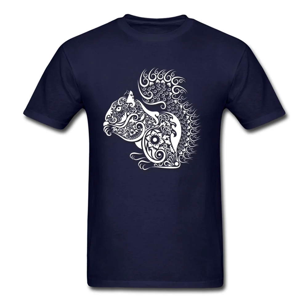Squirrel ornament decoration_navy