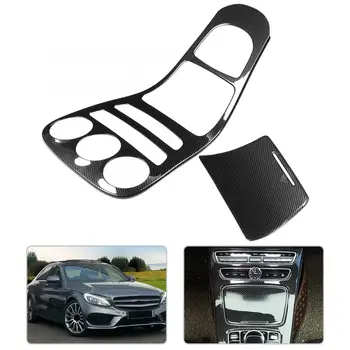 

Center Control Gear Shift Panel Frame Trim Fits for Mercedes Benz C-Class C200 C260L C180 araba aksesuar