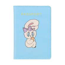 Мультфильм девушки выделенный хороший дорожный паспорт удостоверение Обложка держатель практически защита организации Обложка Клип День матери 4,15