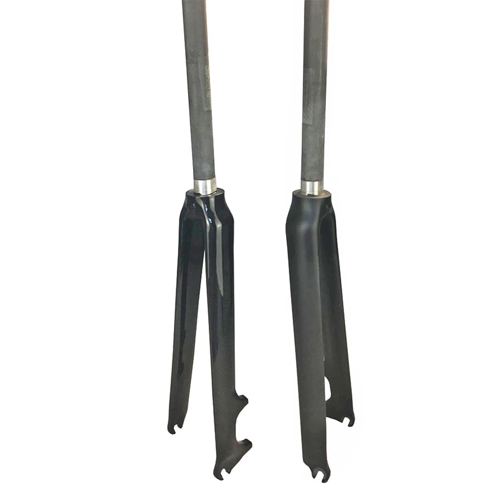 New road bicycle carbon fiber fork fit v brake and disc brake hard fork