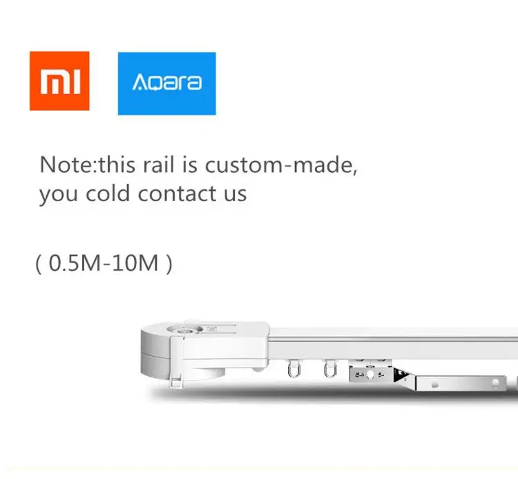 xiaomi aqara шторный мотор или rail Zigbee wifi версия, работа с mi home приложение для xiaomi умный дом Бесшумная шторная дорожка