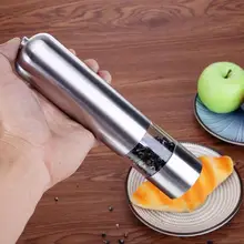 

Electric Smart Pepper Mills Grinder With LED Light Salt Mill Muller Pressing Pepper Spice Sauce Mill Kitchen Tools