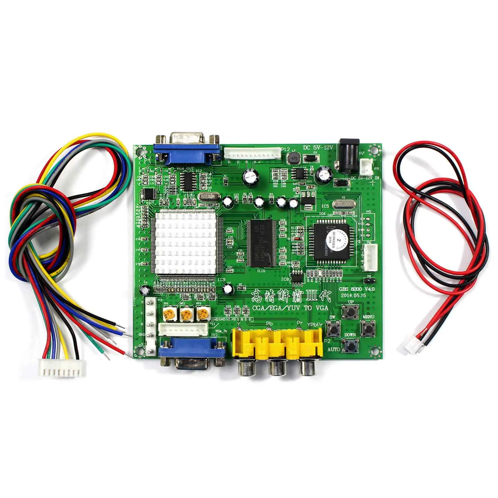 CGA + EGA RGB в VGA игровой видео конвертер плата 1 выход игры преобразования GBS8200|rgb to
