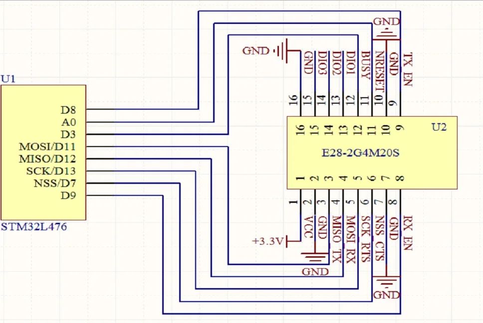 E28-2G4M20S SX1280 2,4 ГГц 100 мВт LoRa Bluetooth модуль беспроводной Радиочастотный трансивер SPI дальний BLE rf передатчик 2,4g приемник