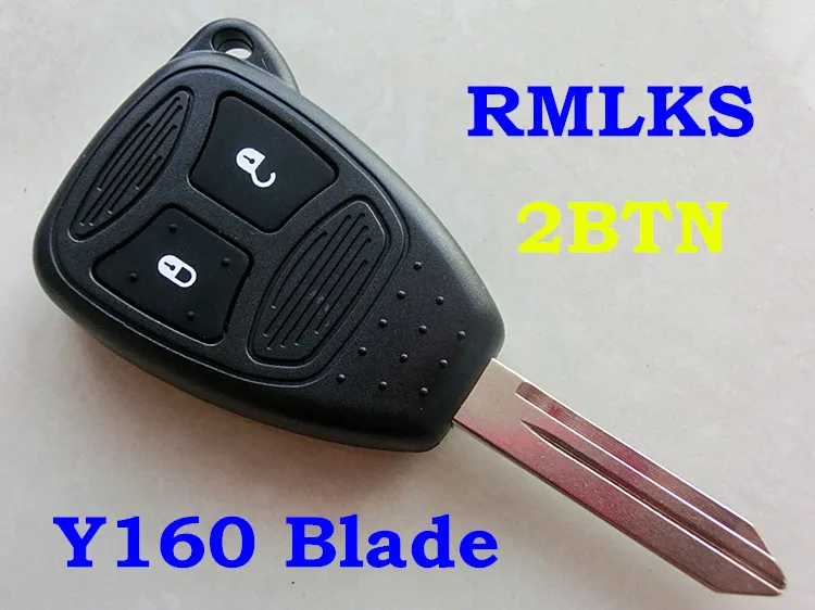 RMLKS 2 3 4 кнопки дистанционного ключа автомобиля чехол для Chrysler 300 Aspen для Dodge Dakota DURANGO для Jeep Grand Cherokee Commander - Цвет: 2BTN