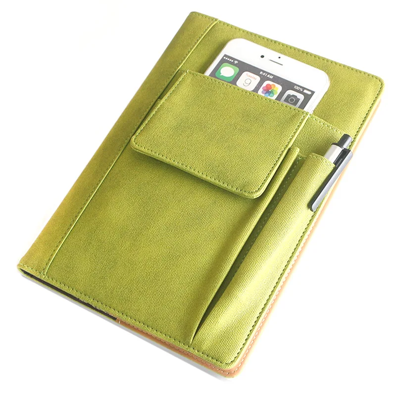 

A5 Paperback Notebook Creative Stationery Business Multi-functional Notebook Simple Office Supplies Leather
