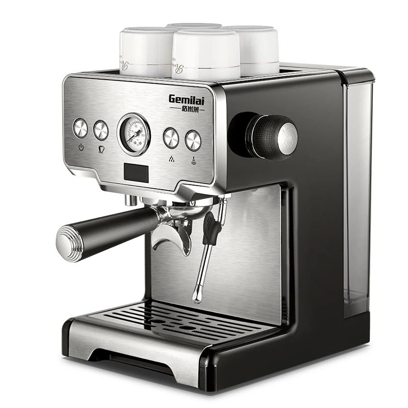 

15bar Espresso Coffee Machine Milk Foam Commercial Semi-auto Italian Coffee Maker Steam Filter Milk Frother Grilled Coffee
