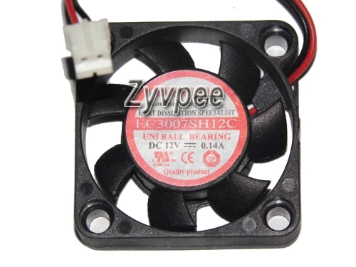 EVERCOOL 3007 EC3007SH12C 12V 0.14A 2Wire Cooling Fan