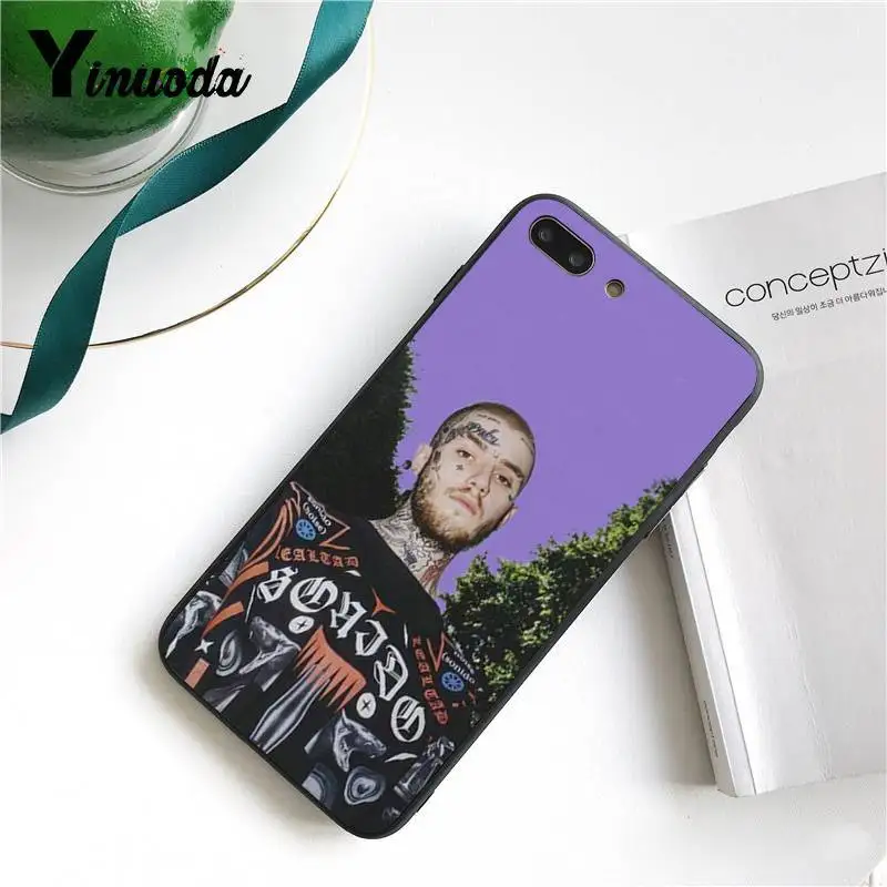 Yinuoda Lil Peep Lil Bo Peep Мягкий силиконовый чехол для телефона из ТПУ для iPhone 8 7 6 6S 6Plus X XS MAX 5 5S SE XR 10 11 11pro 11promax