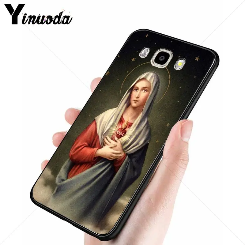 Мягкий силиконовый чехол для телефона Yinuoda Bless Virgin Mary Christian Samsung Galaxy j6plus j7 prime j8 j2