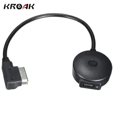 KROAK Black Wireless Bluetooth 4.0 Streaming Music Stereo Adapter USB Charger A2DP For Audi