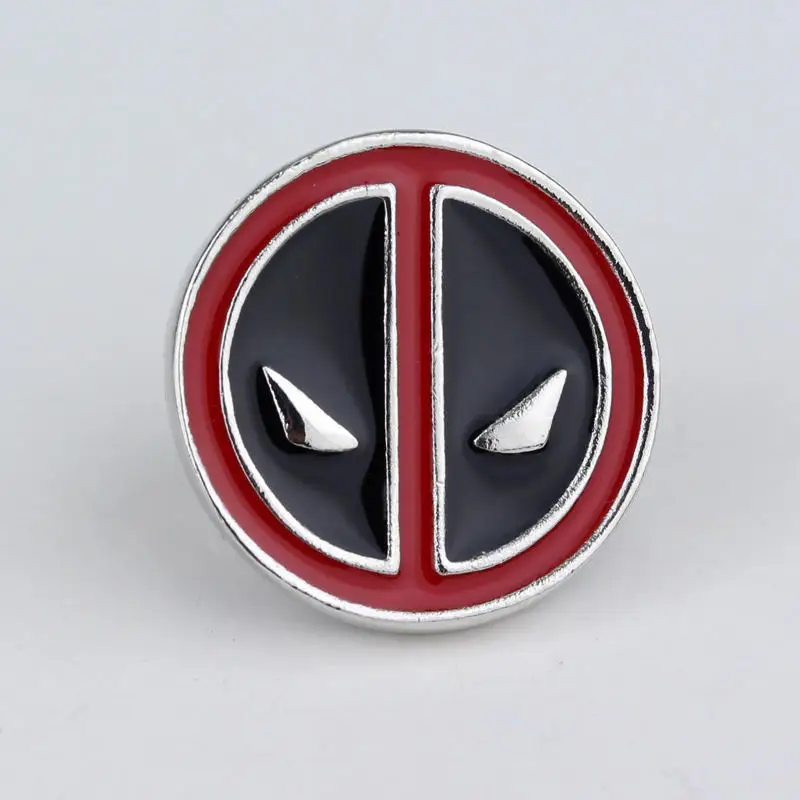 

Marvel Deadpool Mask Face Mini Enamel Metal Pin Badge Brooch 18mm