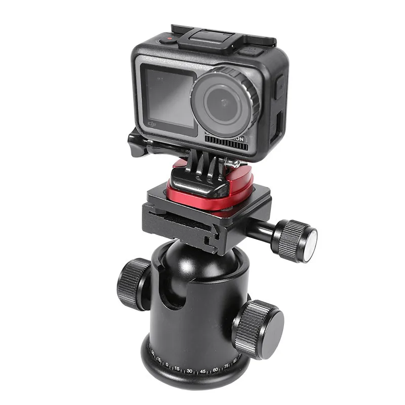 Алюминиевая БЫСТРОРАЗЪЕМНАЯ пластина штатива кронштейн для GoPro Hero 8 7 6 5 SJCAM Yi 4K H9 DJI OSMO аксессуары для экшн-камеры