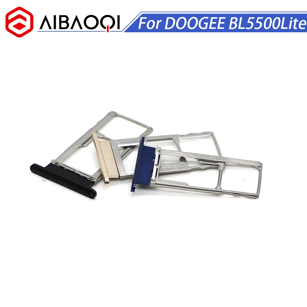 AiBaoQi новый оригинальный держатель для Sim-карты Doogee BL5500 Lite 100% слот лоток телефона |