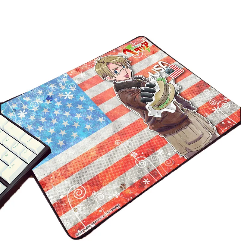 

Mairuige Cute Beautiful Creative Anime Hetalia Axis Powers Mousepad America Pattern Diy Cuntomized Small Mini Pc Computer Pad