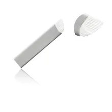 0.2 мм Руководство татуировка ПЕРО ИГЛЫ 16 Вышивка Крестом Иглы для eyebrown постоянный Макияж микроклетку игла белый jm611d-x74 Иглы для татуажа