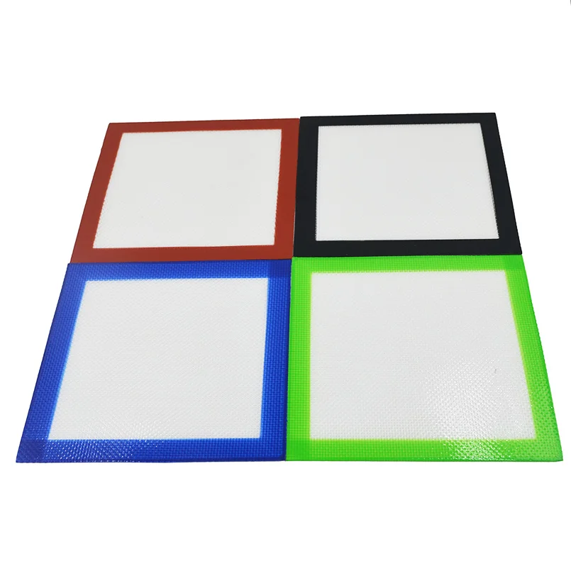 17x17 см антипригарное силиконовые воск Коврики 2 шт./лот bho dab бутановое масло pad Коврики для хэш