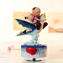 Группа музыкальная шкатулка Вращающийся Летающий на день рождения и свадьбу Рождество День подруга подарки и украшения дома