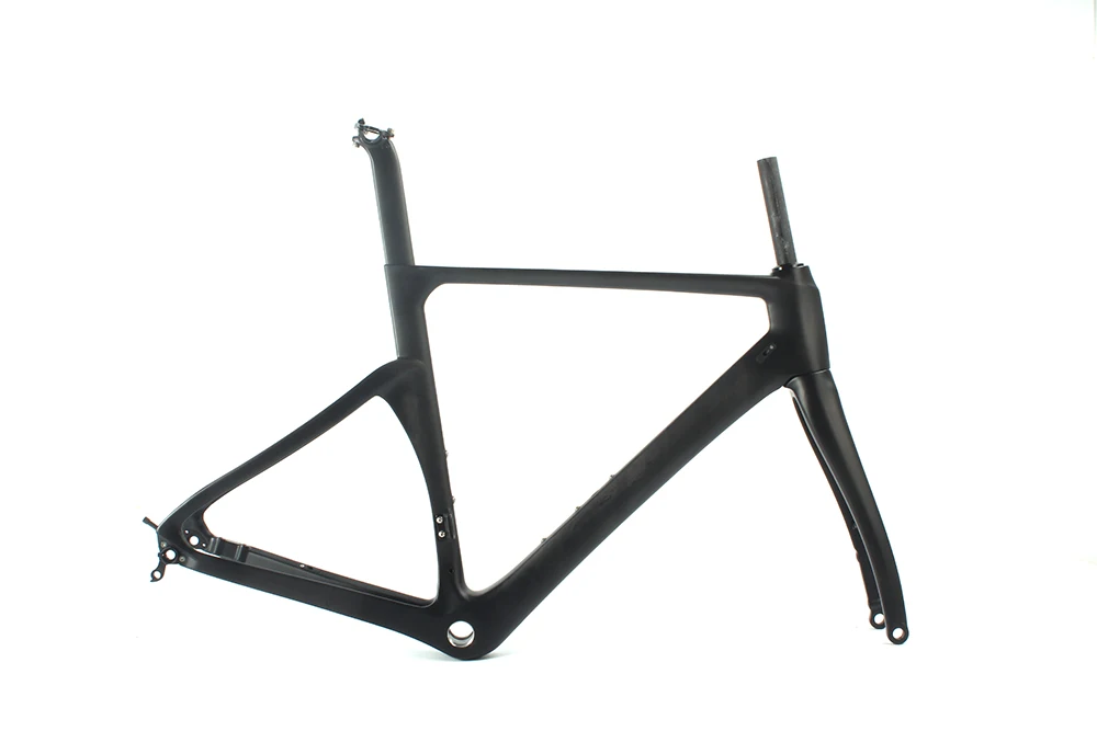 Full Carbon Road Frame Disc Brake 700C Frame Fork Custom Design Beautiful UD Matte Finish Factory