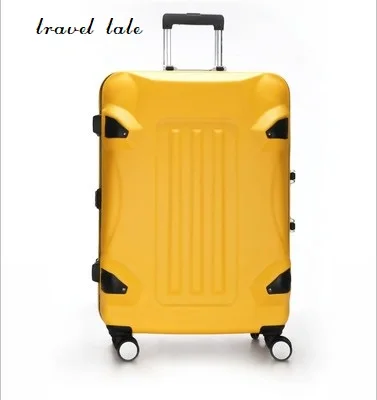 

high quality 20/24/28 inches ABS Rolling Luggage Spinner customs lock cool Travel Suitcase Unisex